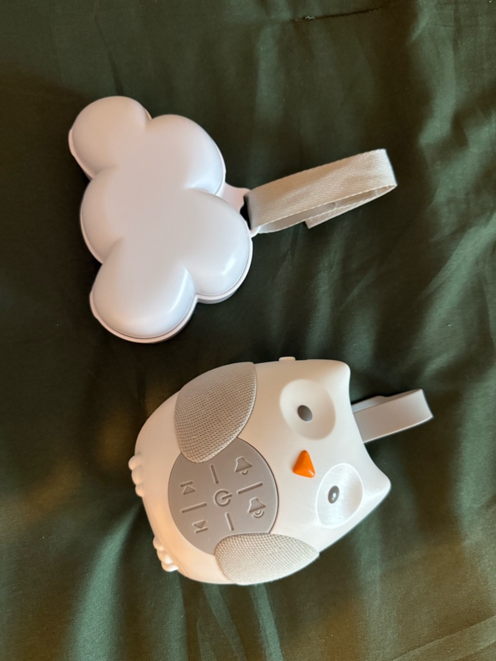 White Owl Night Sound Soother with Night Light Cloud